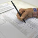 Voting of a person marking a California ballot