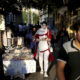 Photo of people walking in downtown Tehran, Iran.