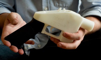 Photo of a 3D printed gun