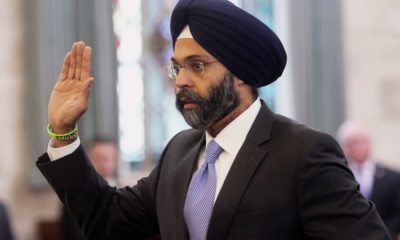 Photo of Gurbir Grewal swearing in