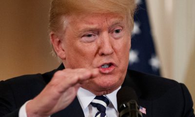 Photo of President Donald Trump speaking during a news conference