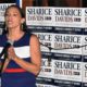 Photo of Sharice Davids addressing her supporters in Kansas