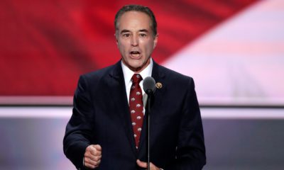 Photo of Chris Collins speaking in Cleveland