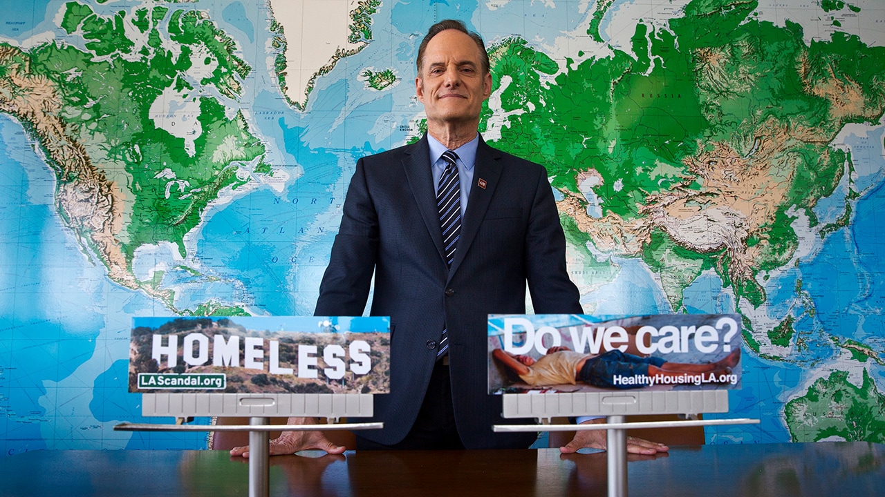 Photo of Michael Weinstein, president of the AIDS Healthcare Foundation