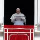Photo of Pope Francis praying for the victims of the Kerala floods in St. Peter's Square