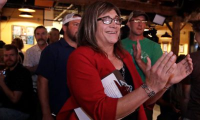 Photo of Vermont Democratic gubernatorial candidate Christine Hallquist, a transgender woman