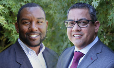 Portraits of Tate Hill and Miguel Arias