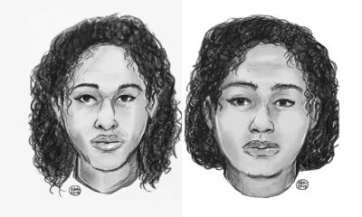 Police sketch of sisters Rotana, left and Tala Farea
