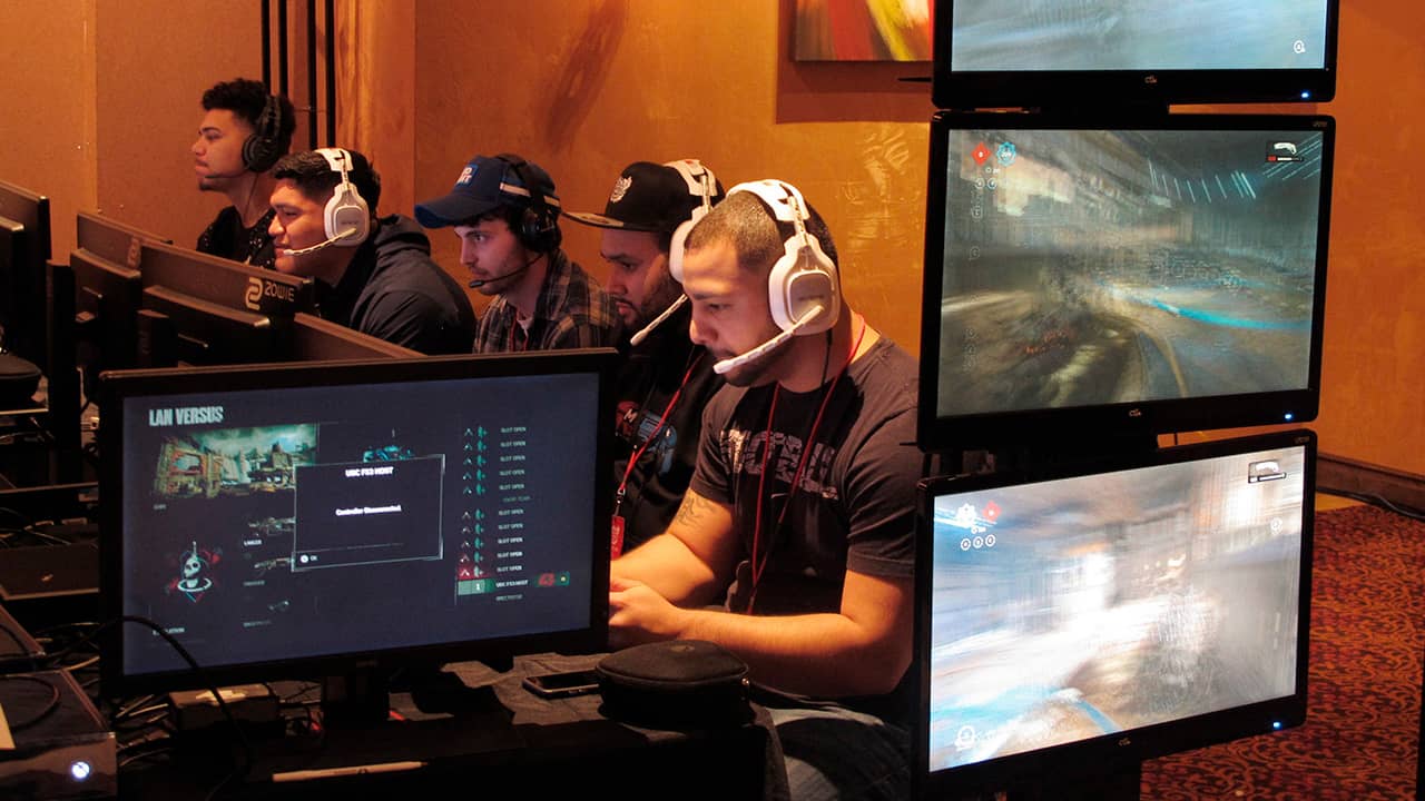 Photo of an esports tournament