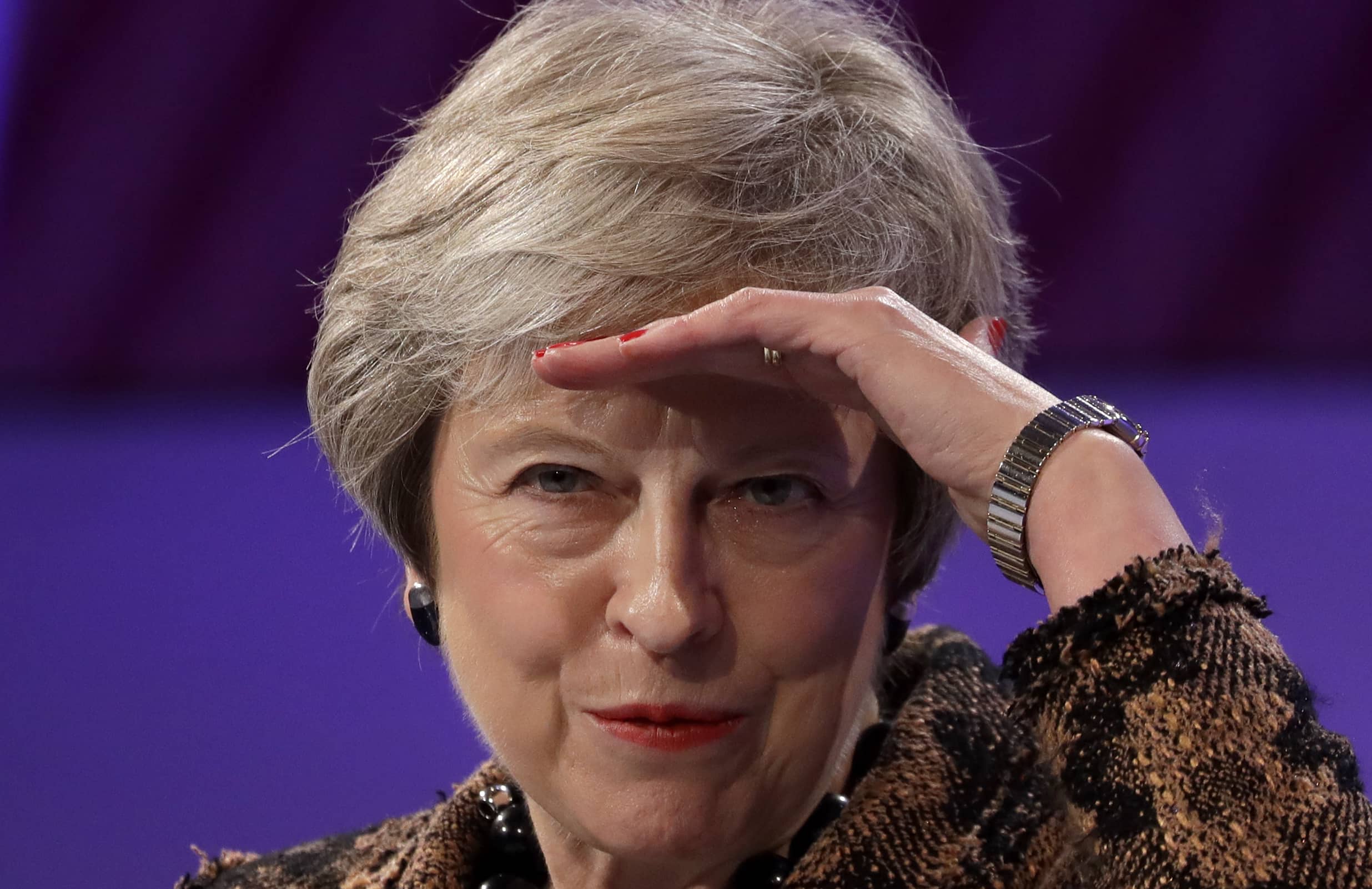 Photo of Britain's Prime Minister Theresa May