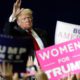 Photo of President Donald Trump at a rally in Tennessee