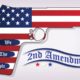 Photo of a gun with the banner "2nd Amendment"