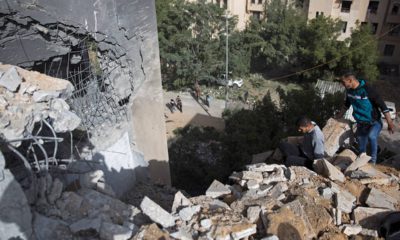 Photo of a destroyed house in the Northern Gaza Strip