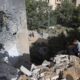 Photo of a destroyed house in the Northern Gaza Strip