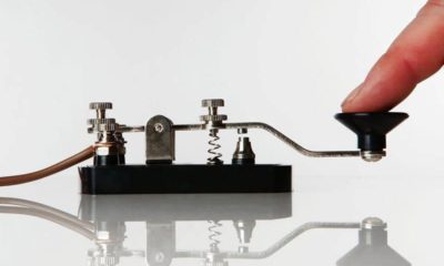 Photo of Morse telegraph key