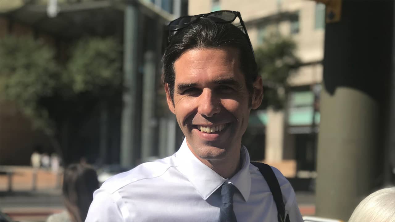 Photo of Arizona border aid worker Scott Warren