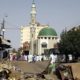 Photo of worshippers gathering at a mosque
