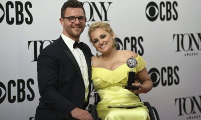 Photo of David Perlow and Ali Stroker