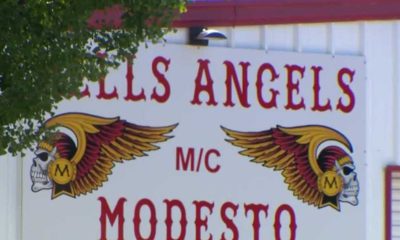 Photo of the outside of the Modesto chapter of the Hells Angels