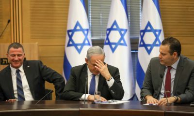 Photo of Israeli Prime Minister Benjamin Netanyahu attending a faction meeting