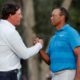 Photo of Phil Mickelson and Tiger Woods