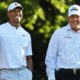 Photo of Tiger Woods, left, and Phil Mickelson